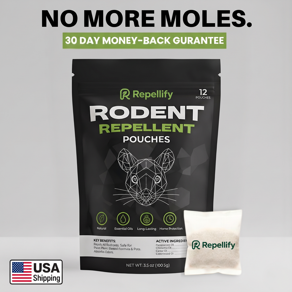Repellify Mole Repellent Pouches — product image 1