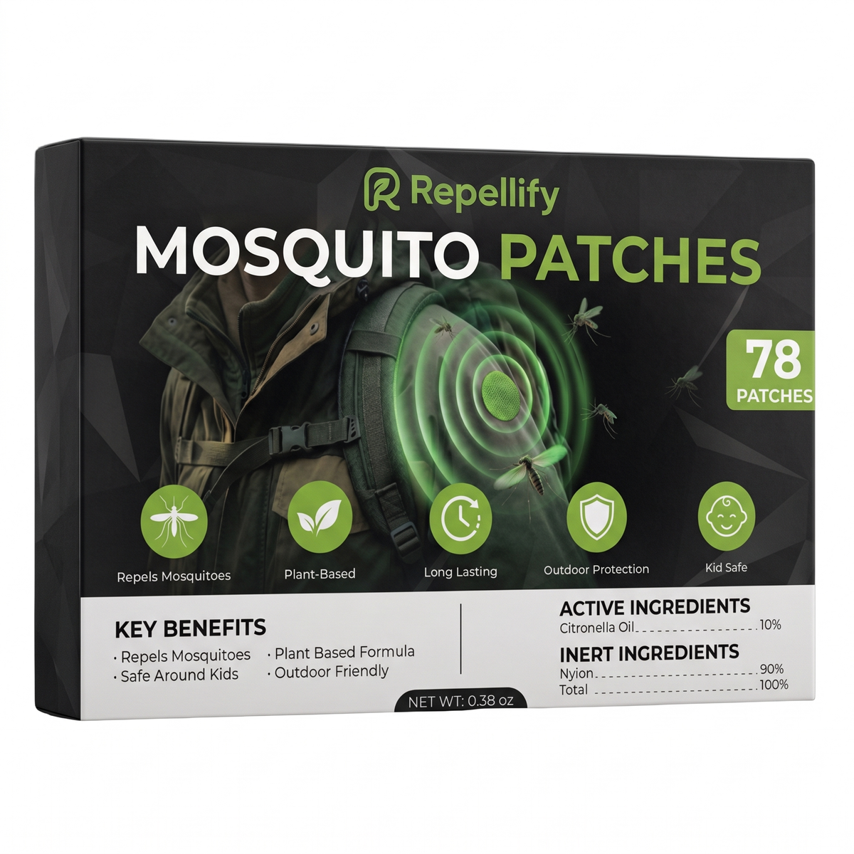 Repellify Mosquito Patches — 78-Patch Add-on — product image 1