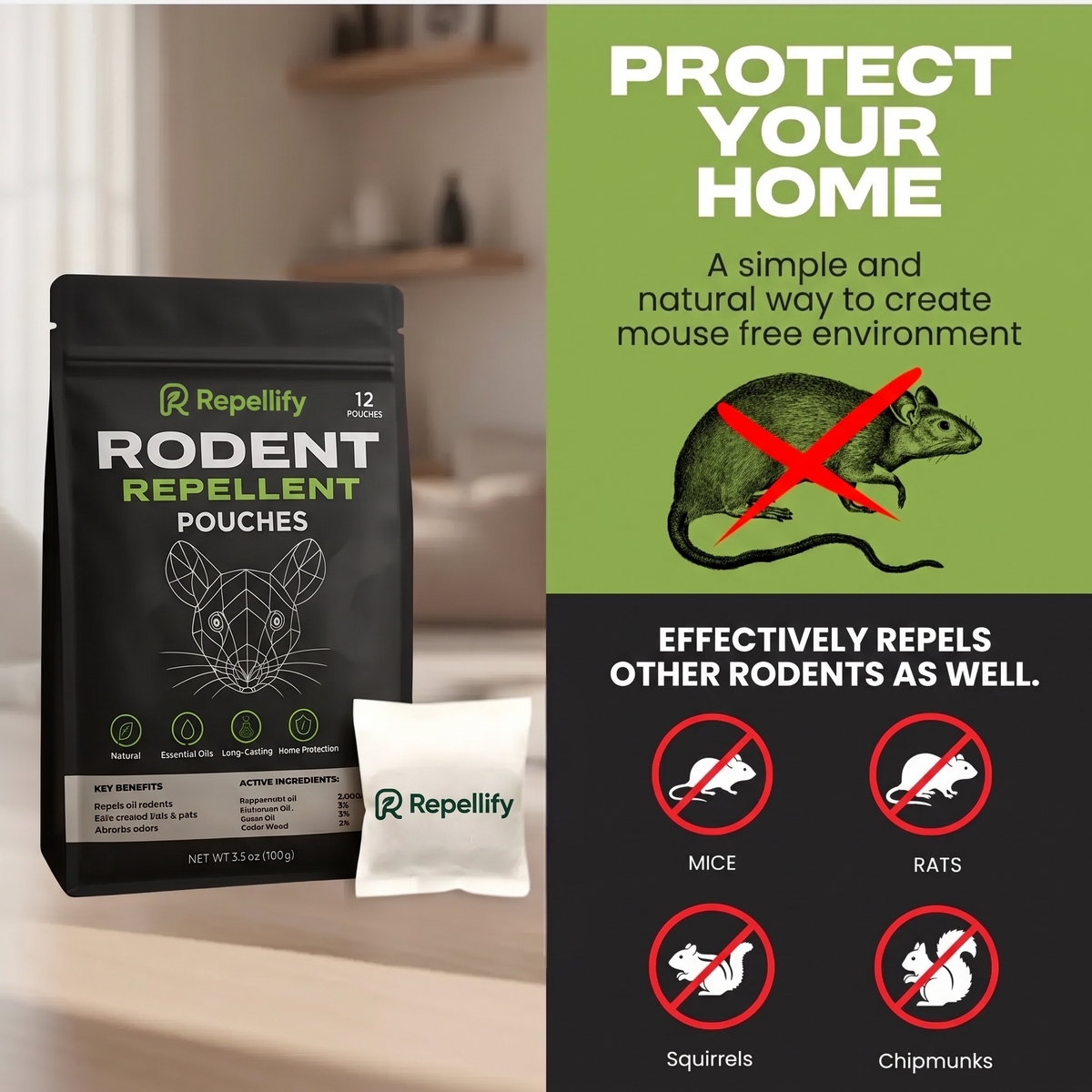 Repellify Rodent Repellent Pouches — product image 2