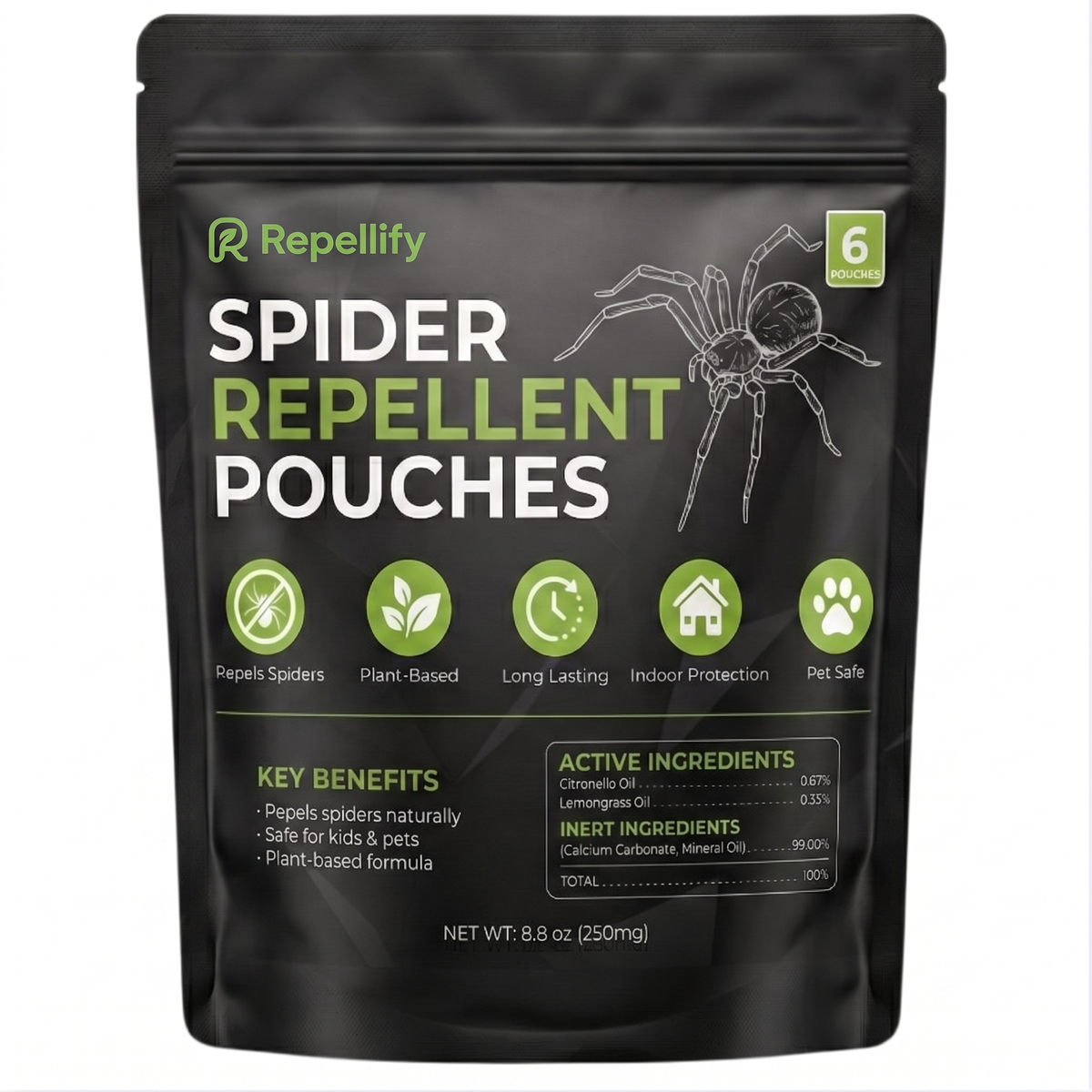 Repellify Spider Repellent Pouches — 6-Pouch Add-on — product image 1