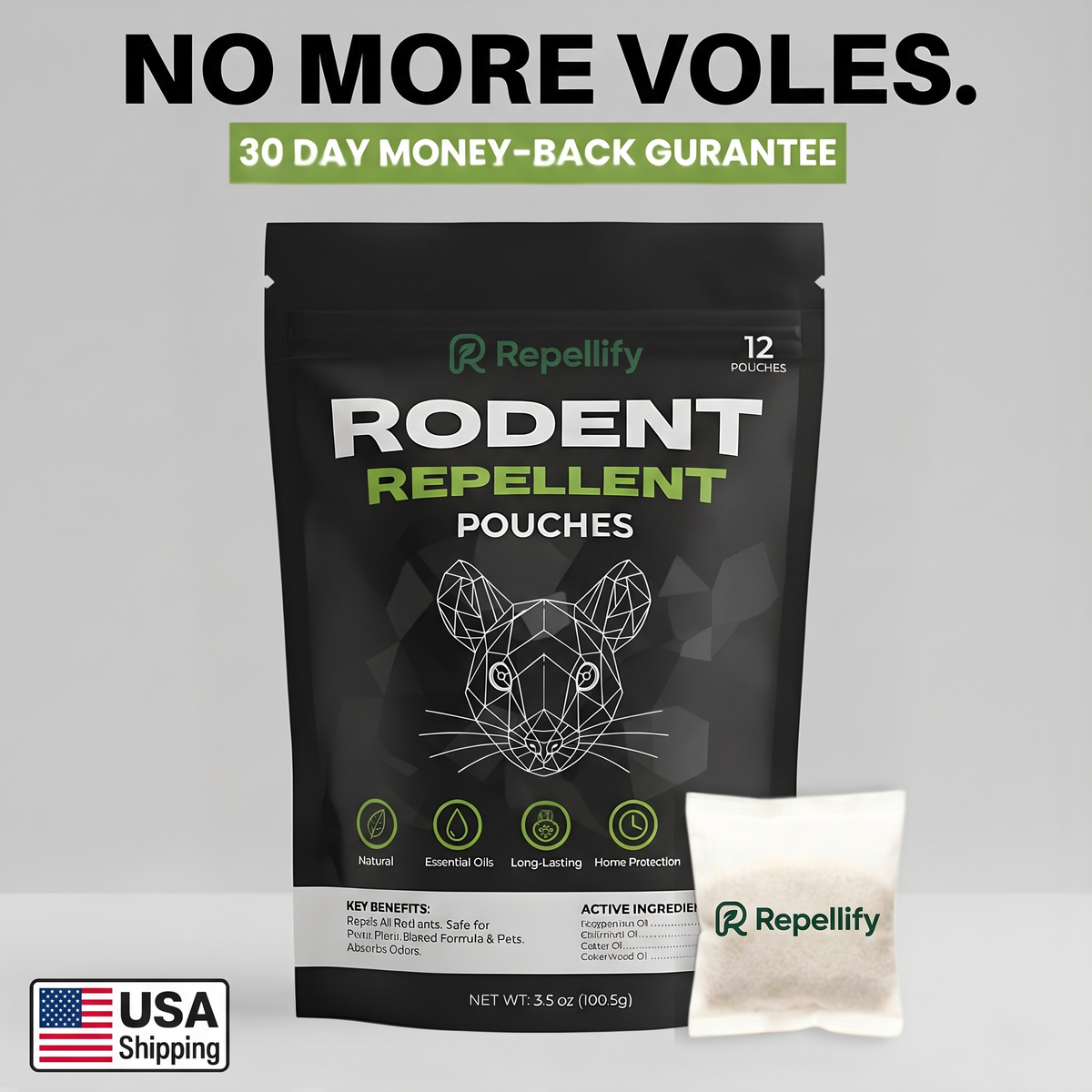Repellify Vole Repellent Pouches — product image 1
